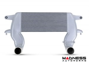 Ford Bronco Performance Intercooler Kit - 2.3L EcoBoost - Mishimoto - High-Mount - Polished Pipes Silver Core